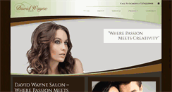 Desktop Screenshot of davidwaynesalon.com